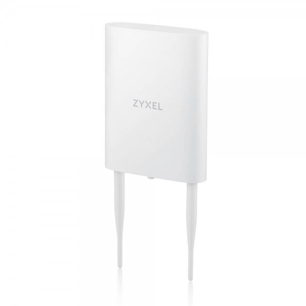Zyxel Wireless AP WIFI6 • AX1800 • 2x2 • Outdoor • 1x 1 GbE PoE at • NWA55AXE • IP55 • NebulaFlex