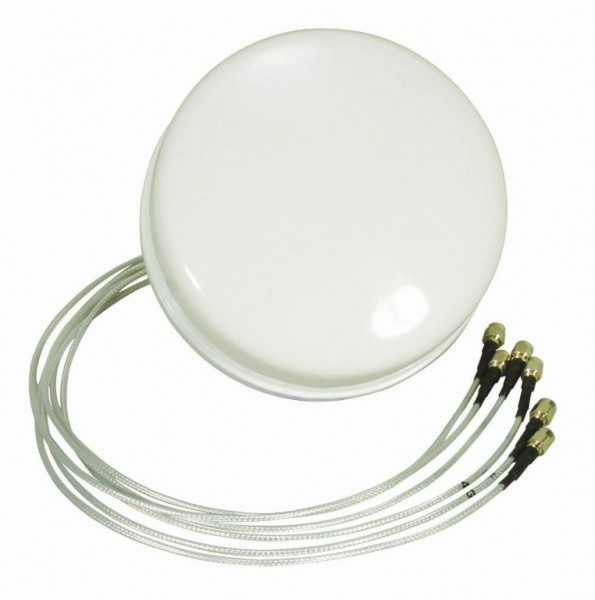 ALLNET Antenne 2, 4/5 GHz 4dBi DualBand Spatial Diversity MIMO Ceiling Antenne HG2458-4SDC-6RSP
