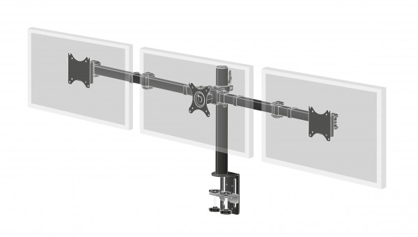 TFT-Zubehör iiyama Dreifach Klemmhalterung Typ DS1003C *schwarz*