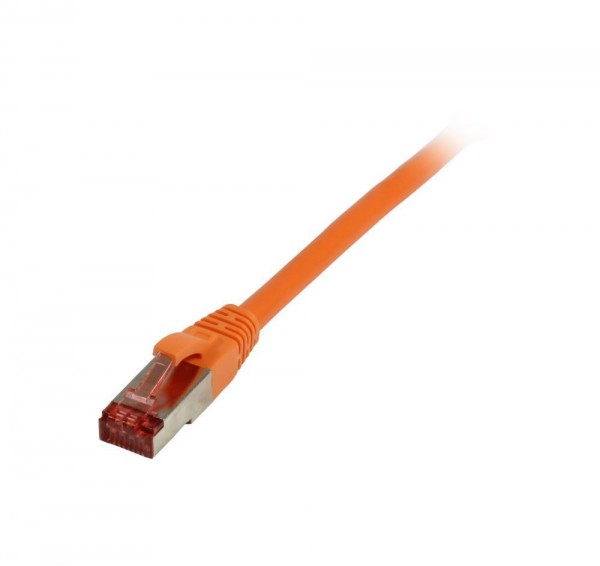 Patchkabel RJ45, CAT6 250Mhz, 2m orange, S-STP(S/FTP),TPE/LSZH(Superflex), Synergy 21,