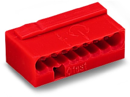 Wago Serie 243- 8-Leiter-Micro-Klemme (50 Stück) rot