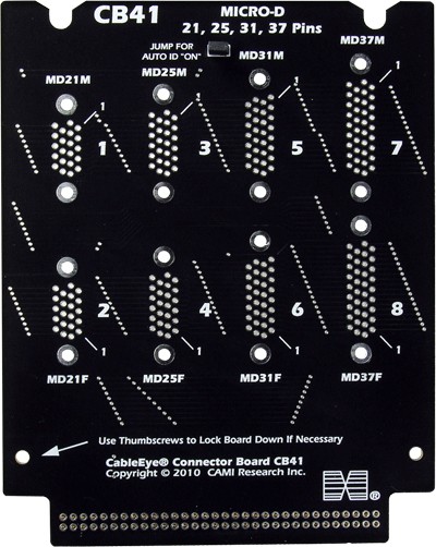 CableEye 771 / CB41 Interface-Platine (Micro D M-F 21/25/31/37-pin)