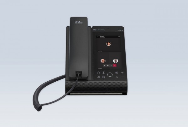 AudioCodes Teams C470HD Total Touch IP-Phone PoE GbE with an external power supply