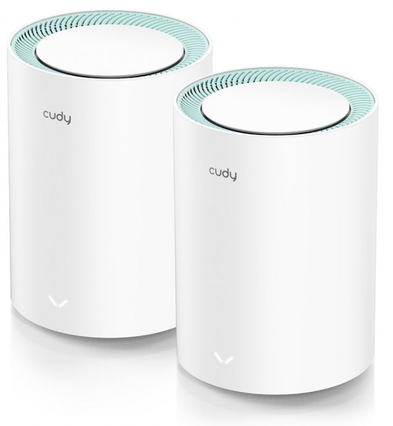 Cudy AC1200 Wi-Fi Gigabit Mesh Solution, M1300(2-Pack)