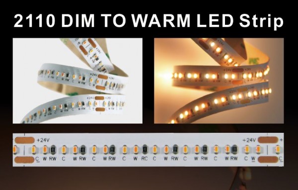 Synergy 21 LED Flex Strip warmweiß DC24V 100W IP20 CRI&gt;90 2110 dim to warm