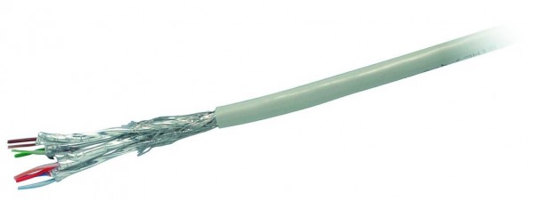 Kabel 250MHz, CAT6, S-STP(S/FTP), Verlege, PVC, 100m Spule/