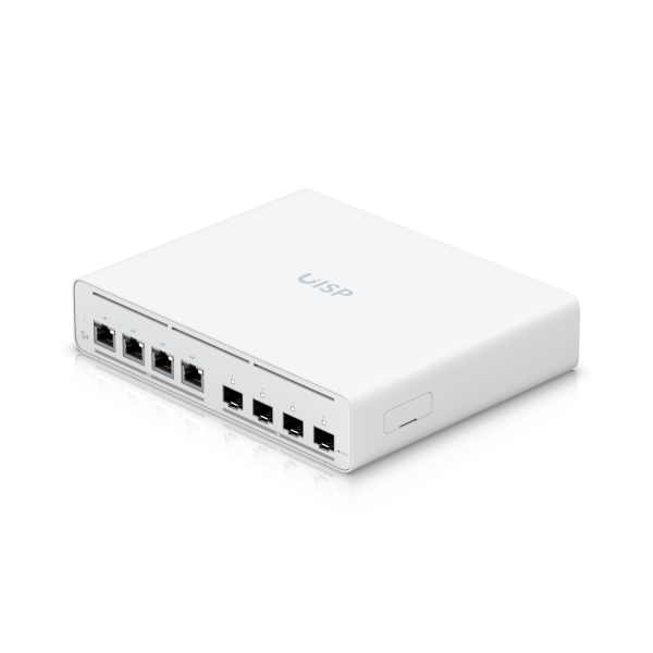 Ubiquiti Switch full managed Layer2 8 Port Â• 4x 2,5 GbE Â• PoE Budget 160 Watt Â• 4x 27V Passive-PoE Â• 4x SFP+ Â• Desktop Â• Lüfterlos Â• UISP Â• UISP-S-Plus