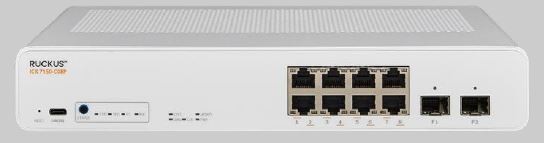 CommScope Ruckus Switch Full Managed Layer3 12 Port • 2x 10 GbE • 2x 2.5 GbE • 6x 2.5 GbE • PoE Budget 240 W • 6x PoE at • 2x SFP+ **Promo Velocity**
