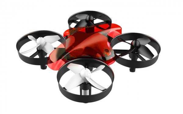 ALLNET Mini Drohne mit Fernbedienung ohne Kamera (Farbe rot)