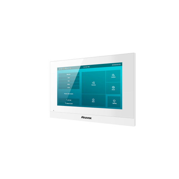 Akuvox Indoor-Station C313S, with logo, Touch Screen, POE, white