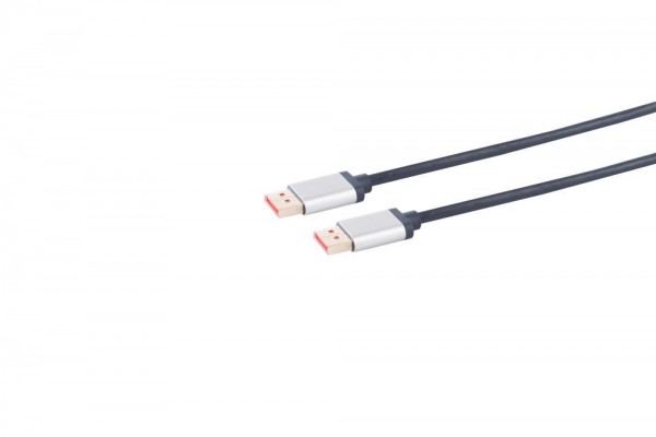 Kabel Video DisplayPort 1.4, ST/ST, 3.0m, Ultra HQ 8K @60hz, Aluminium Stecker,