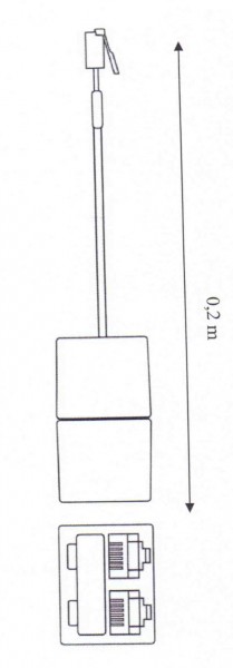 Kabel TK RJ-10 Y-Adapter