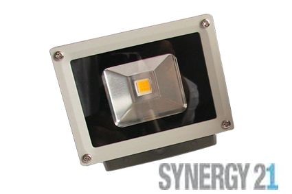 Synergy 21 LED Spot Outdoor Baustrahler 10W graues Gehäuse - warmweiß V2