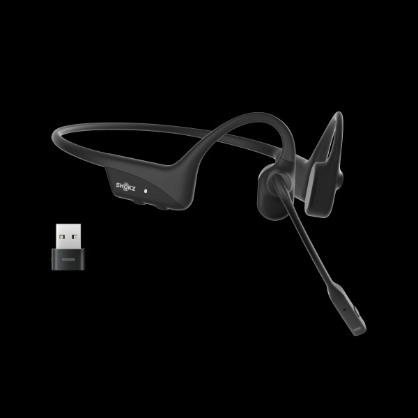 SHOKZ OpenComm2 UC (With USB-A) Bluetooth Wireless Bone Conduction Headset