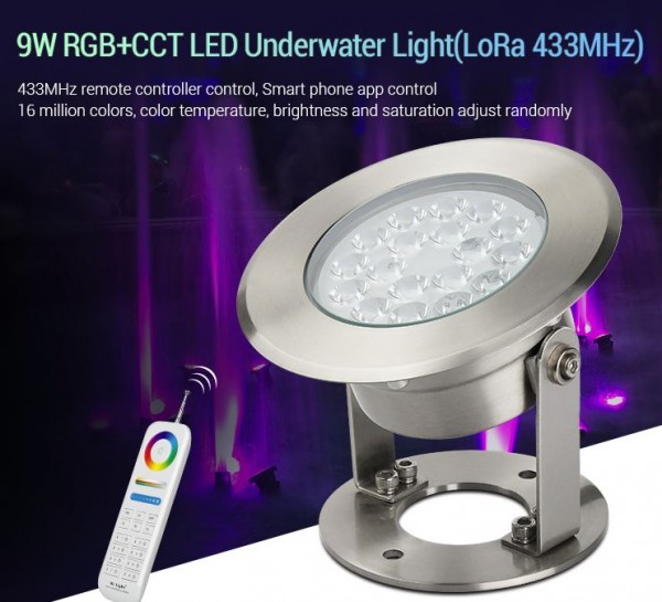 Synergy 21 LED LoRa (433MHZ) Poolleuchte 9W RGB+CCT *Milight/Miboxer*