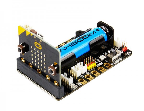 Yahboom super:bit expansion board mit Batterie und USB Kabel und Motor Pack (ohne micro:bit Board)