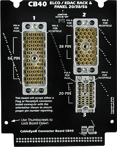CableEye 770 / CB40 Interface-Platine (Elco/Edac 20/38/56-pin)
