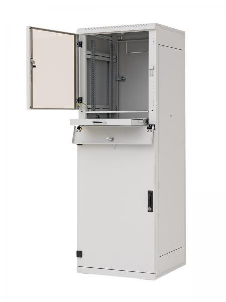 Triton 19&quot;Schrank 37HE, B600/T 800, Lichtgrau, Industrieverteiler, IP20