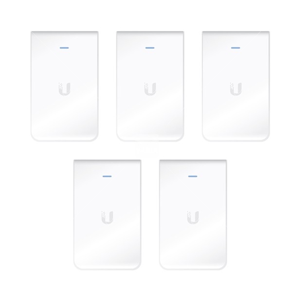 Ubiquiti Unifi Access Point InWall / Indoor / 2,4 &amp; 5 GHz / AC / UAP-AC-IW-5 / 5er Pack