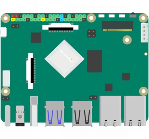 Radxa Rock 3B 4GB/32 RK3568 Quad-core Cortex-A55, frequency 2Ghz Mali G52 4GB LPDDR4