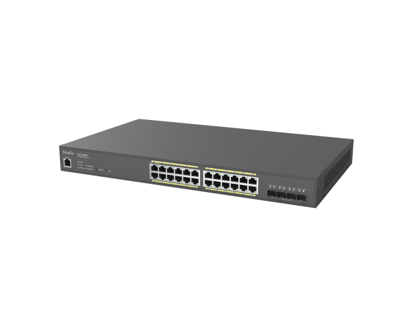 EnGenius Switch full managed Layer2+ 28 Port Â• 24x 1 GbE Â• PoE Budget 410W Â• 24x PoE at Â• 4x SFP+ Â• 19&quot; Â• ECS1528FP Â• EnGenius Cloud