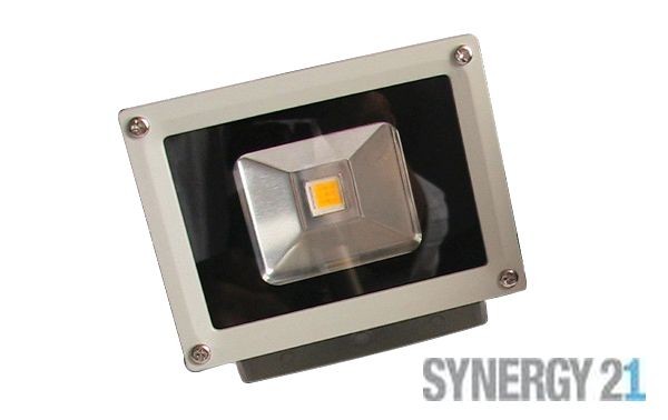 Synergy 21 LED Spot Outdoor Baustrahler 10W graues Gehäuse - blau V2