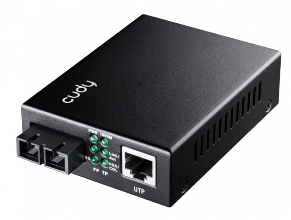 Cudy 10/100/1000M Gigabit Ethernet Media Converter, MC100GSB-40B