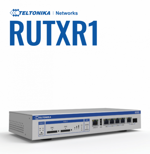 Teltonika · Router · RUTXR1 · SFP · LTE · WAN