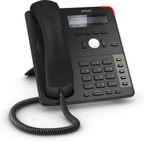 SNOM D712 VOIP Telefon Entry (SIP), Fast-Ethernet o, Netztei