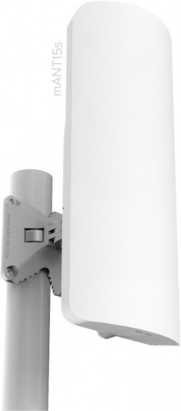 MikroTik mANT 15s 5GHz 120 degree 15dBi 2X2 MIMO Dual Polarization Sector Antenna, 2xRP-SMA connectors