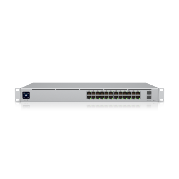 Ubiquiti Switch full managed Layer3 26 Port • 24x GbE • PoE Budget 400W • 8x PoE bt • 16x PoE at • 2x SFP+ • 19&quot; • UniFi • USW-Pro-24-POE