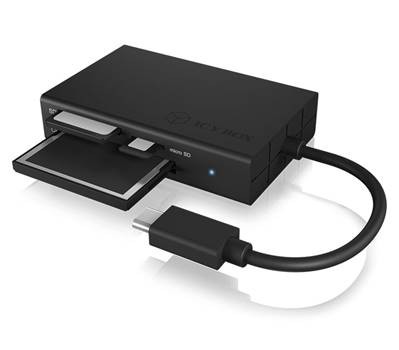 ICY Box Multi-Card Reader, USB 3.0 Type-C, IB-CR401-C3,