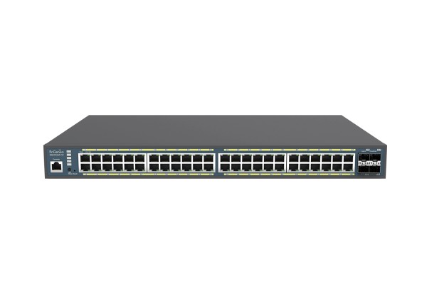 EnGenius Switch full managed Layer 2+ 52 Port • 48x 1 GbE • PoE Budget 410W • 48x PoE at • 4x SFP • 19&quot; • EWS7952P-FIT • FitCon/FitXpress