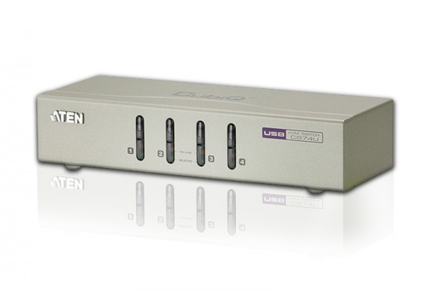 Aten KVM-Switch 4-fach Audio/VGA/USB