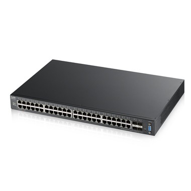 Zyxel Switch full managed Layer3 52 Port • 48x 1 GbE • 4x SFP+ • 19&quot; • NebulaFlex Pro • XGS2210-52