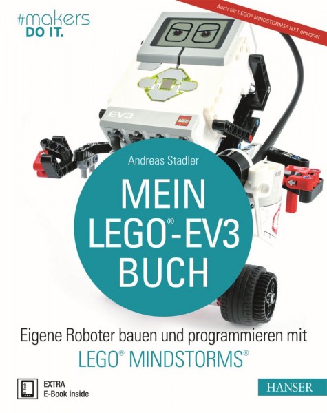 &quot;Mein LEGO®-EV3-Buch&quot; Hanser Verlag Buch - 290 Seiten inkl. E-Book