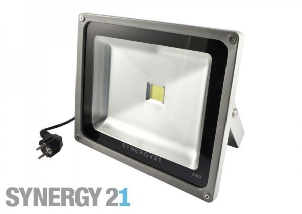 Synergy 21 LED Spot Outdoor Baustrahler 30W schwarzes Gehäuse - rot V2