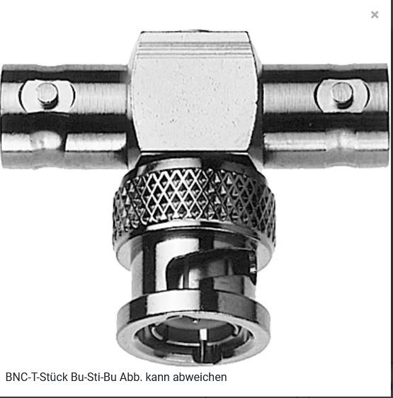 Telegärtner Kabelstecker, BNC-T-Stück, 75Ohm