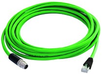 Telegärtner, STX M12x1-RJ45 VL X-kod. Cat.6A, 0,5m,