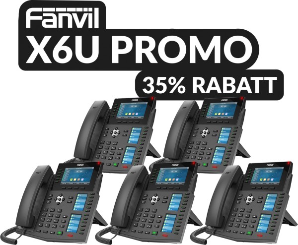 Fanvil X6U, High-end business phone with Gigabit **Sonderaktion**