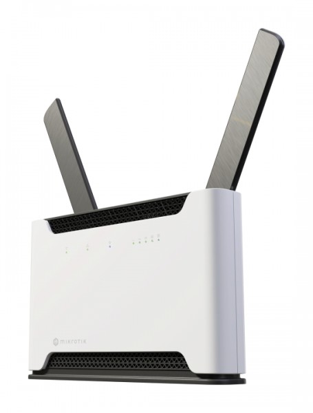 MikroTik Chateau LTE18 ax kit with two wireless interfaces (2.4 and 5 Ghz ax), 5x Gigabit, LTE CAT18 Modem, S53UG+5HaxD2HaxD-TC&amp;EG18-EA
