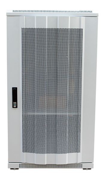 ALLNET 19&quot;Schrank, 32HE, B600/T1000mm, perforierte Blechtüren, Lichtgrau, SNB-Serie,