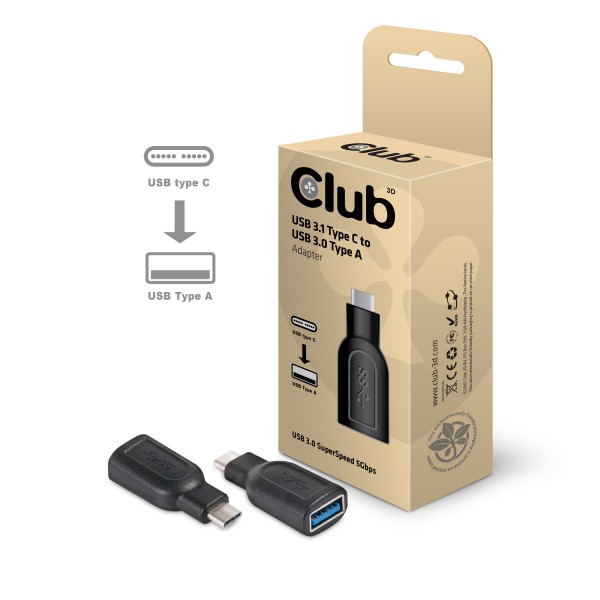 Adapter USB-C 3.1 =&gt; USB-A 3.0 *Club3D*