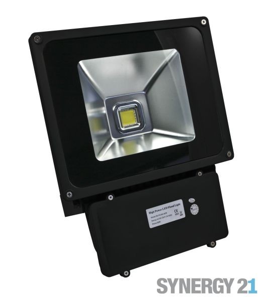 Synergy 21 LED Outdoor Objektstrahler 80W schwarzes Gehäuse - kaltweiß V2