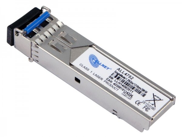 ALLNET Switch Modul ALL4752-INDU SFP(Mini-GBIC), 1000Mbit, LHX/LC, 20KM, Industrial, -40/+85 Grad,