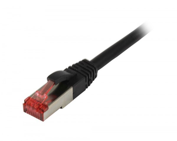 Patchkabel RJ45, CAT6 250Mhz, 5m schwarz, S-STP(S/FTP),TPE/LSZH(Superflex), Synergy 21,