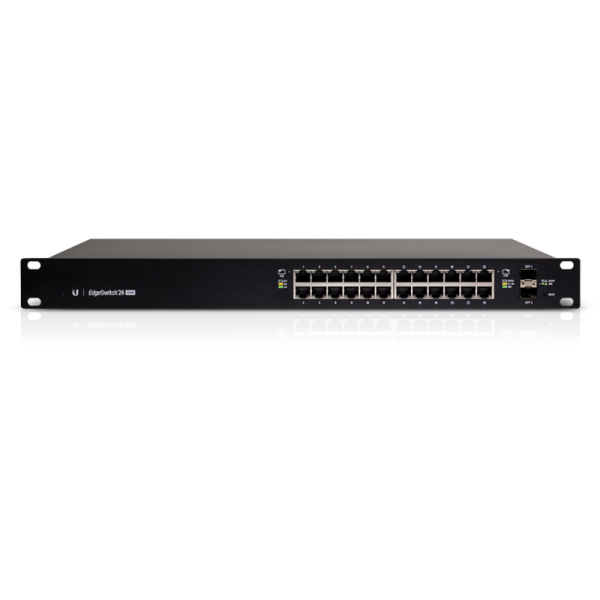 Ubiquiti EdgeSwitch 24 / 24 Gigabit RJ45 Ports / 2 SFP Ports / 500W / PoE+ / ES-24-500W