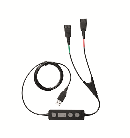 Jabra Kabel Link 265 Supervisor, USB auf 2x QD Stecker