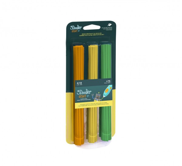 3Doodler Start Filament | 75 | orange, gelb, grün | &quot;Garden Blend&quot;