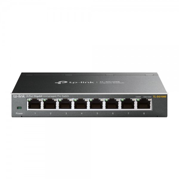 TP-Link - TL-SG108E - 8-Port Gigabit Easy Smart Switch